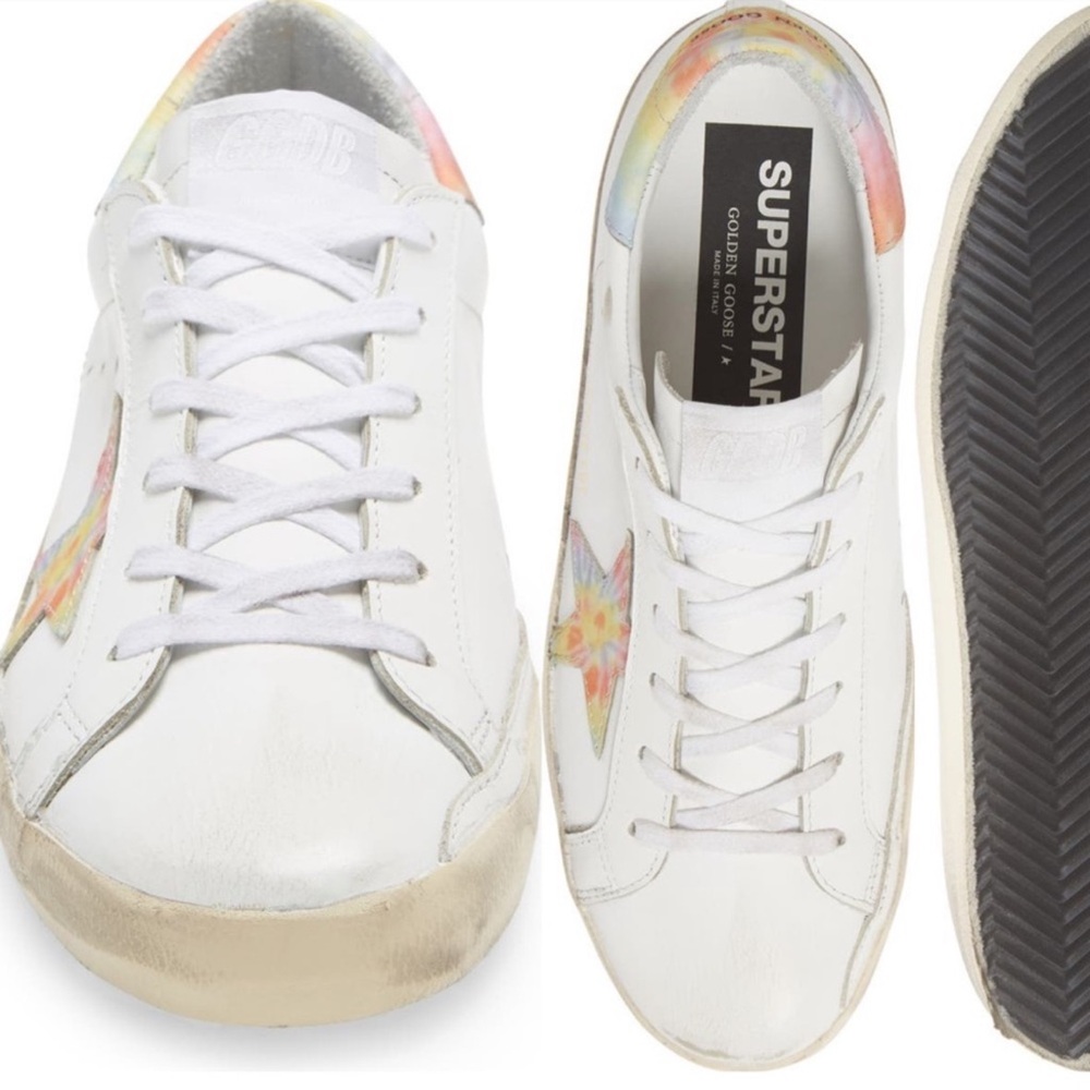Golden Goose Authentic Superstar Tie Dye Low Top US 8.5 - Picture 4 of 16
